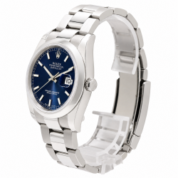 Rolex Datejust 36MM 116200 Blue Dial Stainless Steel Watch